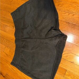 Offline by Aerie Terry Fleece Shorts Size XL- Black
